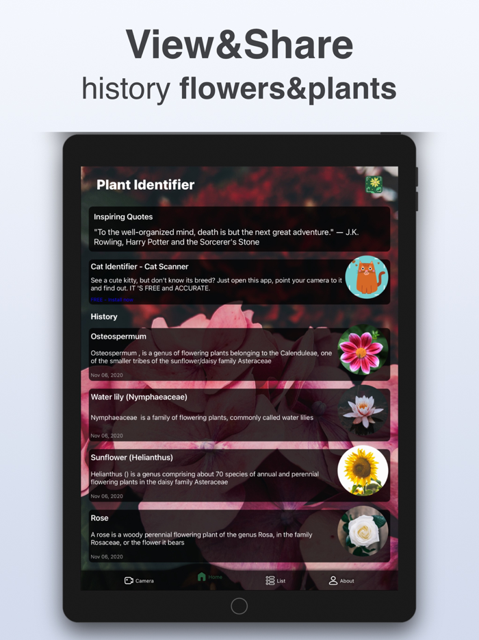 Plant Identifier - Scan Flower