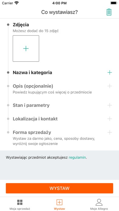 How to cancel & delete Allegro Sprzedaż from iphone & ipad 2