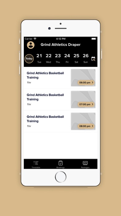 Grind Athletics App screenshot 2