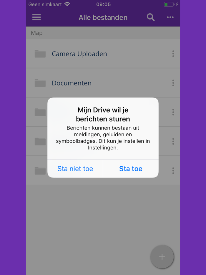 Drive van Mijndomein