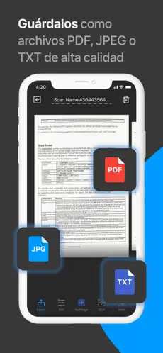 Screenshot 5 Escáner App: PDF Docs Escanear iphone