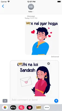 Game screenshot Punjabi Emoji Stickers apk
