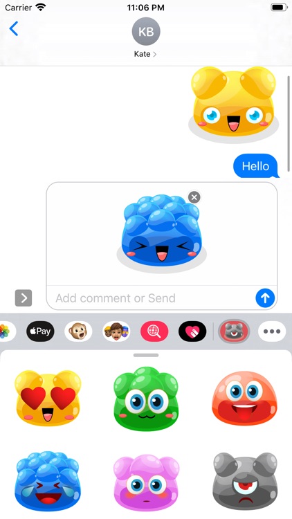 Monster Jelly Stickers