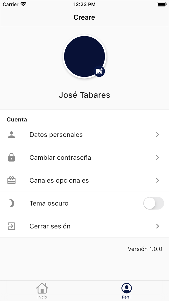 Creare, monitor en tiempo real