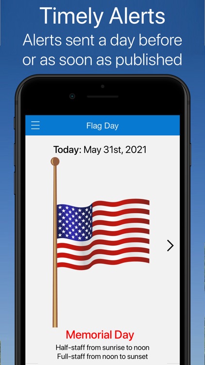 Flag Day - US Flag Calendar