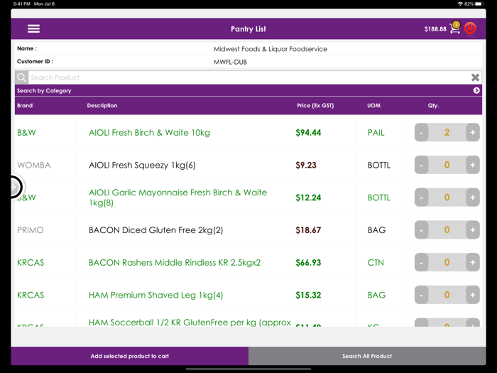 Midwest Foods  Liquor