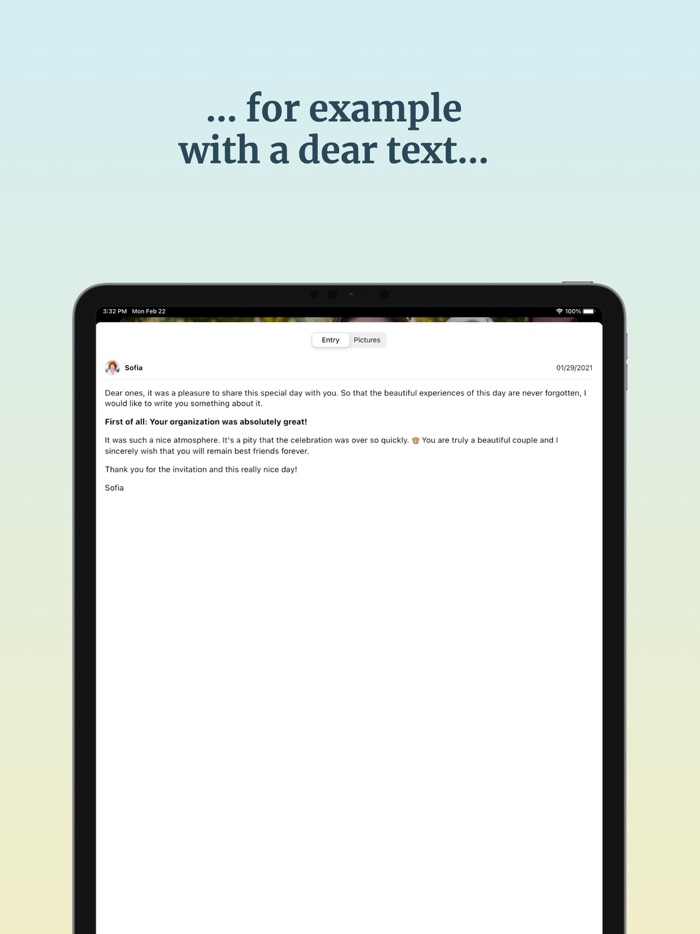 Take Part - Virtual Guestbook