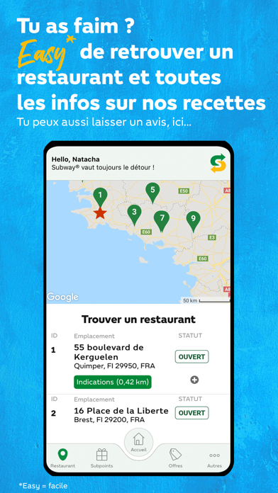 Subway® - Official App iphone captures décran