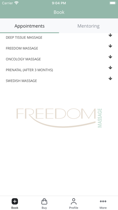 Freedom Massage screenshot 2