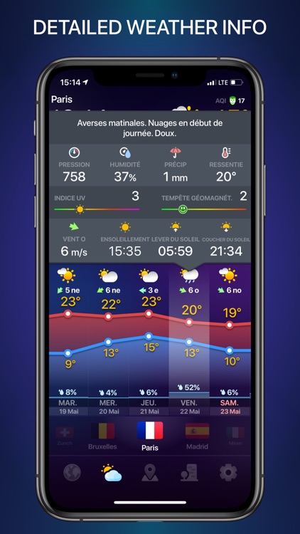 WEATHER NOW daily forecast app screenshot-8