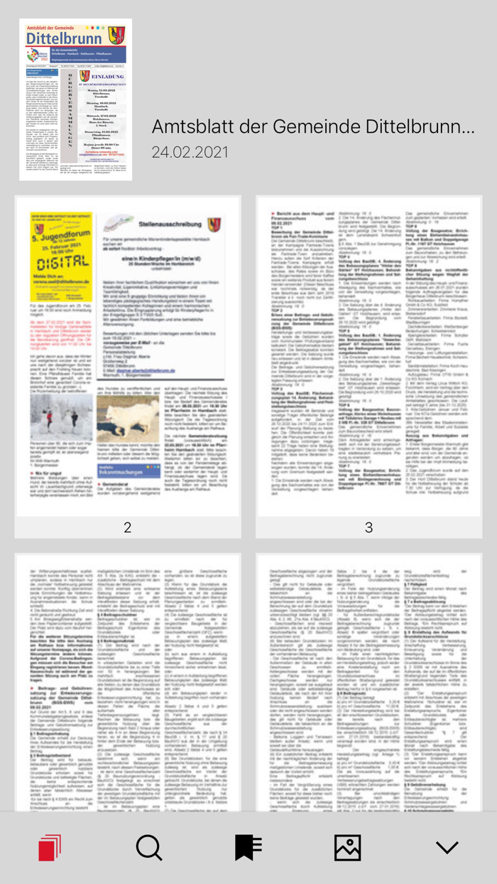 Amtsblatt Gemeinde Dittelbrunn