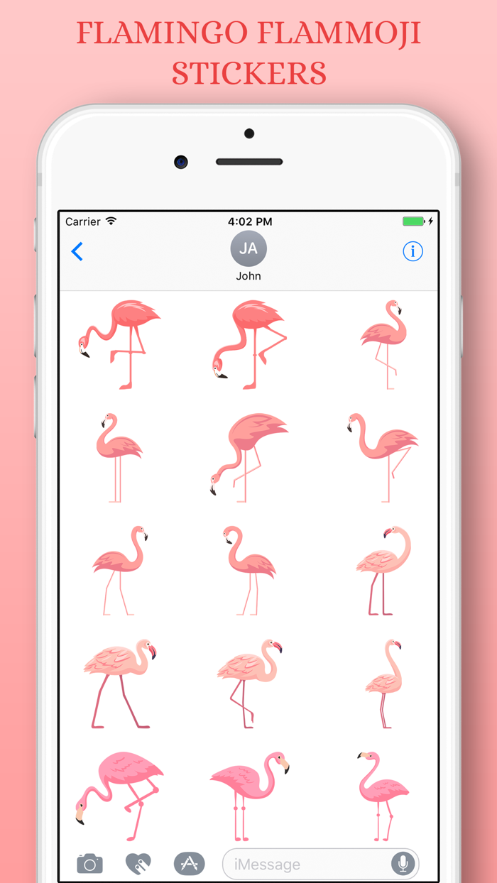 Flamingo FlamMoji Stickers