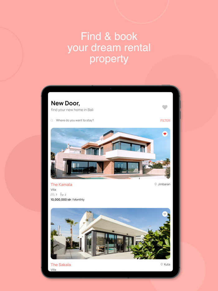 New Door Bali Property Rentals