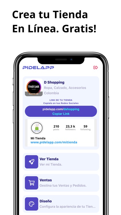 Pidelapp - Crea tu Tienda