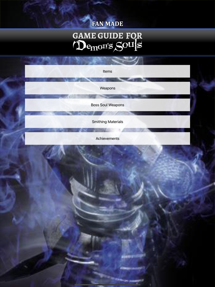 Game Guide for Demons Souls