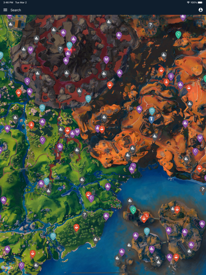 MapGenie Fenyx Rising Map