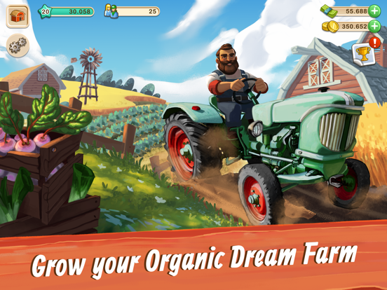 Big Farm Mobile Harvest Overview Apple App Store Us - how do you get a tractor in farm town roblox