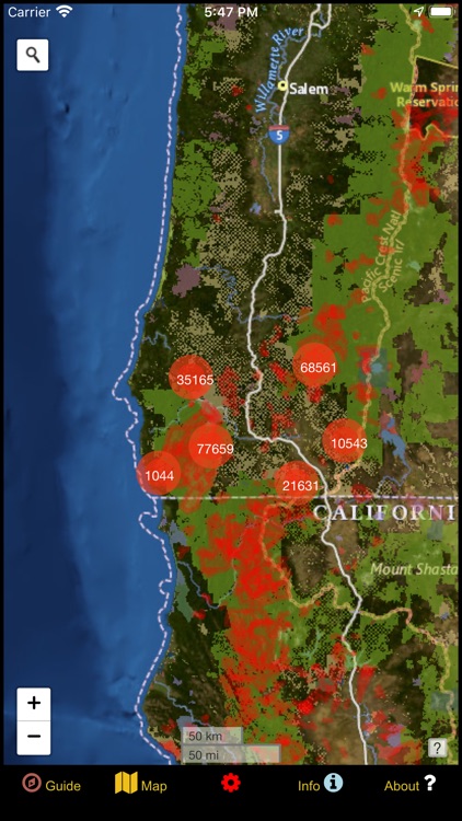 Oregon SW Mushroom Forager Map