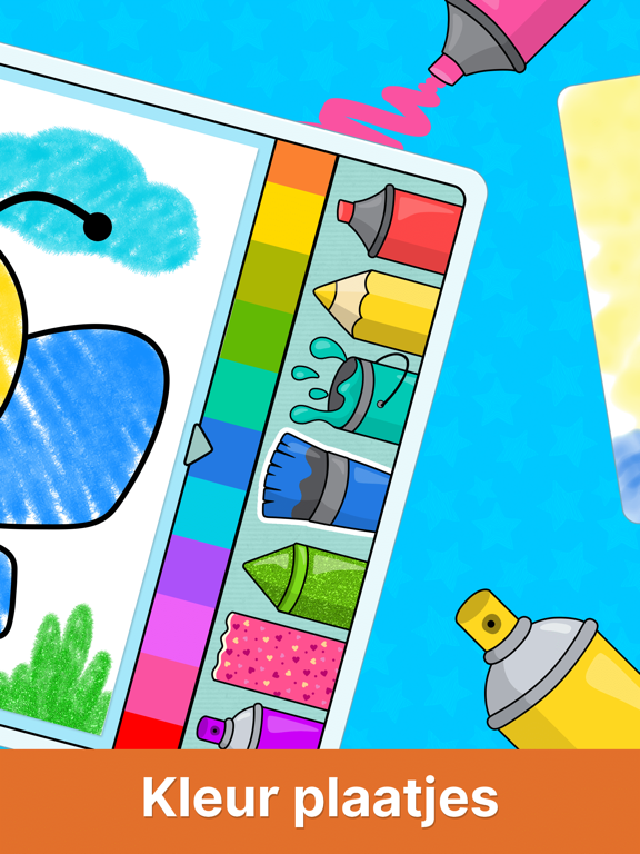 Kinder kleurboek voor peuters iPad app afbeelding 3