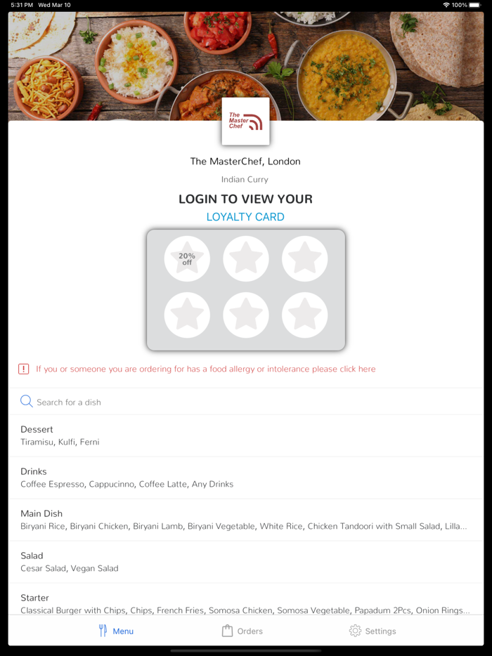 The MasterChef, London