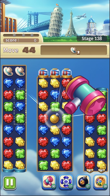 Jewels World Match 3 Puzzle screenshot-5