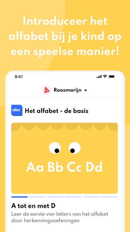 App Noot Mies - Letters leren