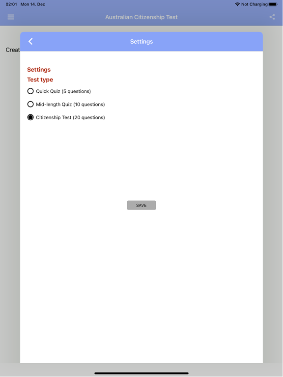 Australian Citizenship Test screenshot 3