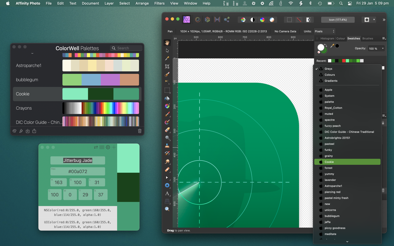 ColorWell for Mac 7.4.2 破解版 优秀的拾色器和调色板生成工具