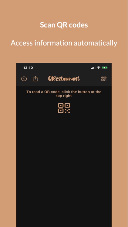 QRestaurant - QR Reader