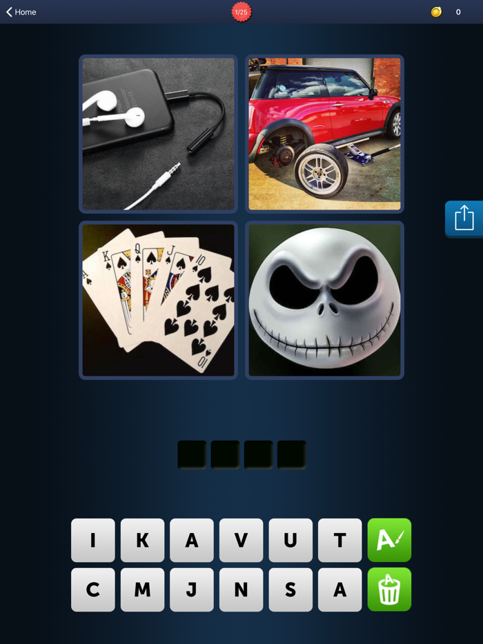 1 Word 4 Pics Brain Training