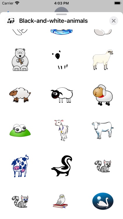 Black and white animals screenshot-3