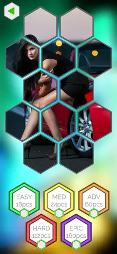 Captura de Pantalla 6 Juegos Puzzles Chicas Coches iphone