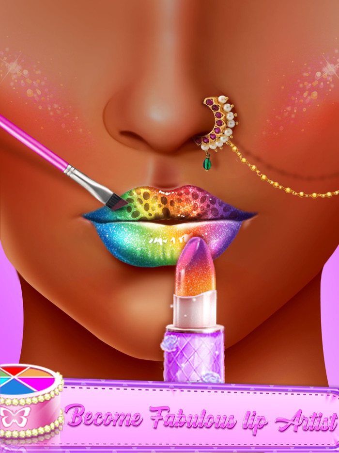 Makeup Games Lip art 3D