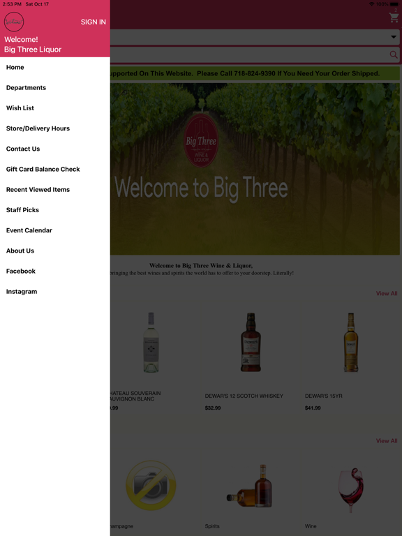 Big Three Liquor – Bronx, NY screenshot 2