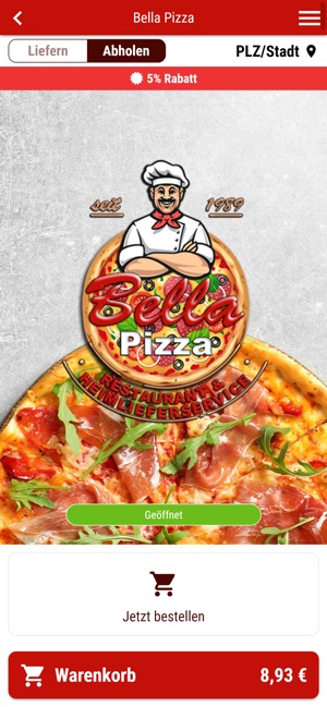 Bella Pizza Mannheim Im App Store