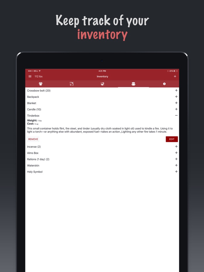 DnD 5e Character Keep