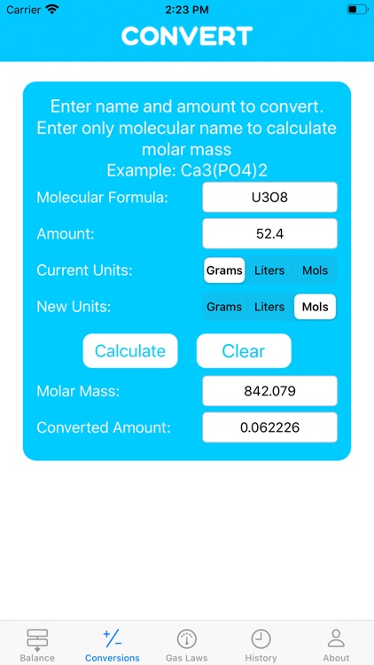 Chem Buddy: Equation Balancer