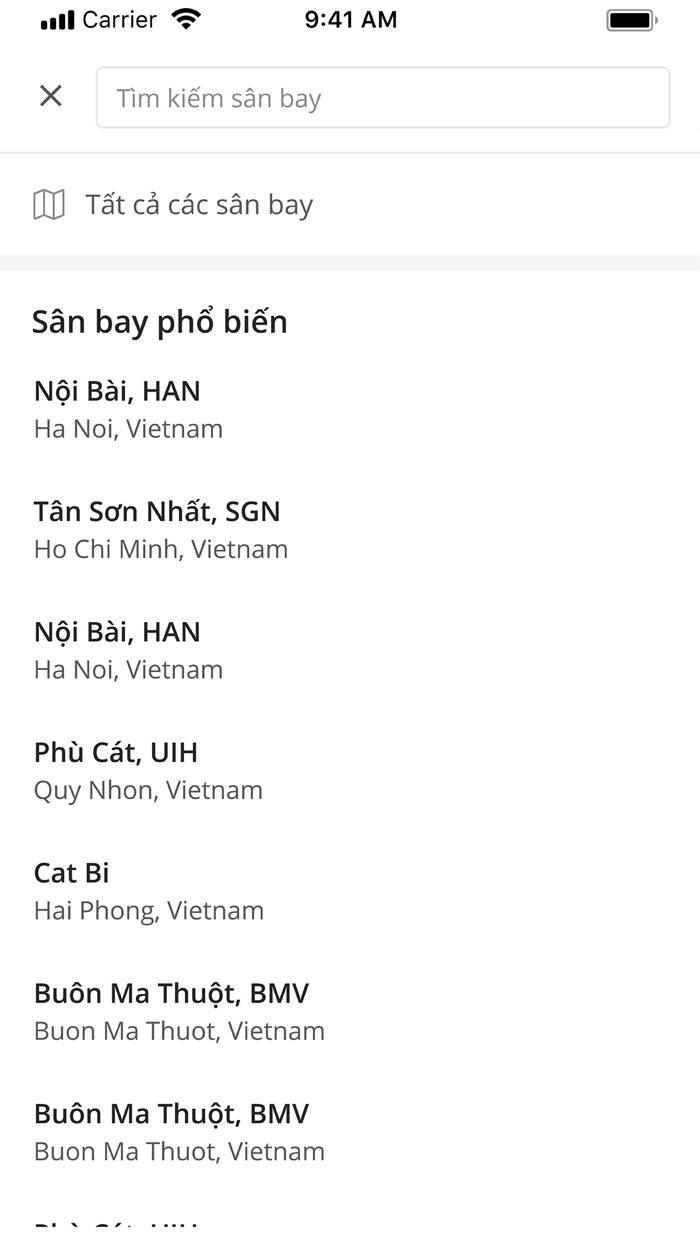 Theo dõi chuyến bay