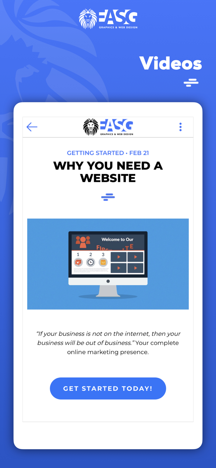 EASG Graphics  Web Design