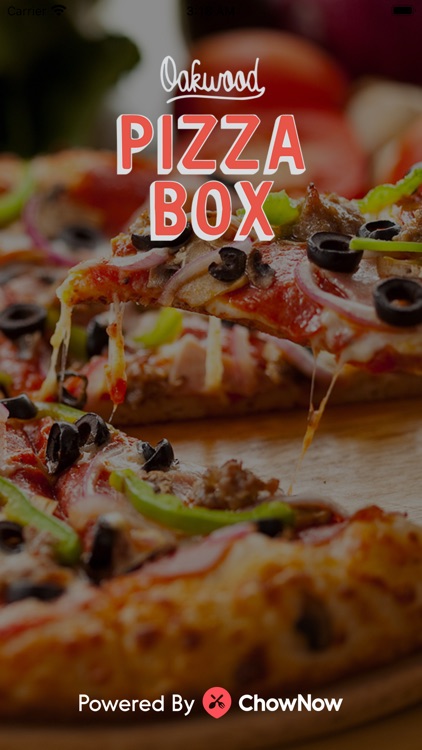 Oakwood Pizza Box By Chownow