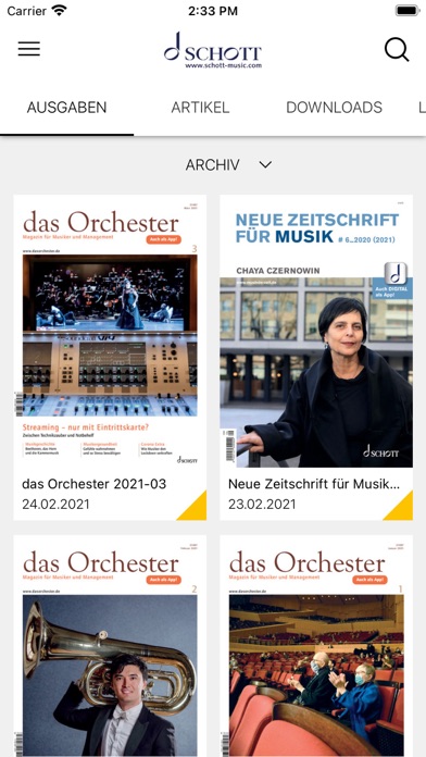 Schott Music App screenshot 2