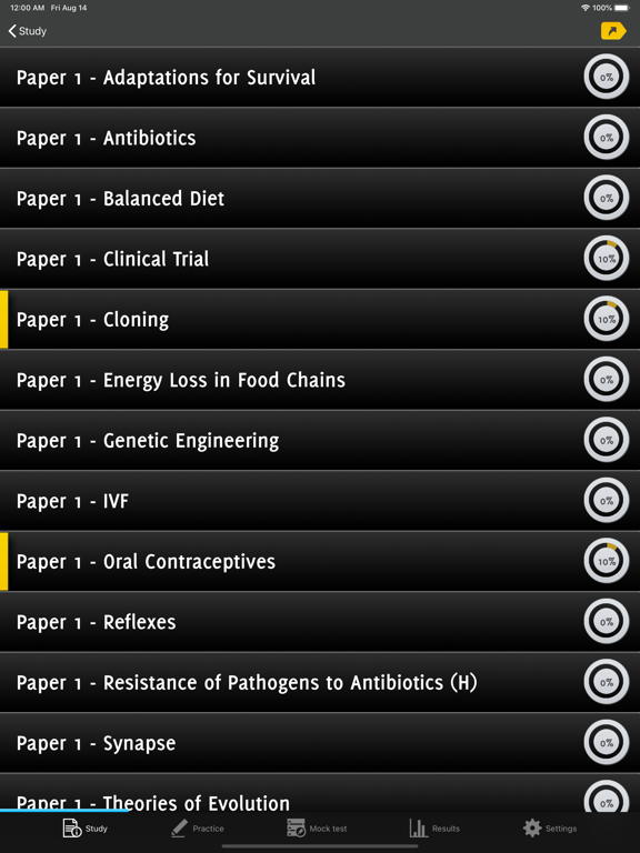 GCSE Biology Practice screenshot 2