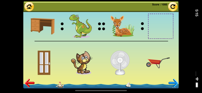 1st Grade Picture Analogy