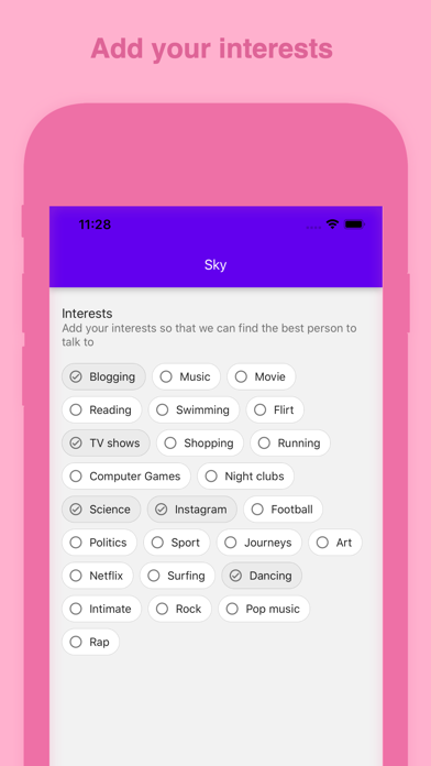 Sky — Anonymous Chat & Dating screenshot 2