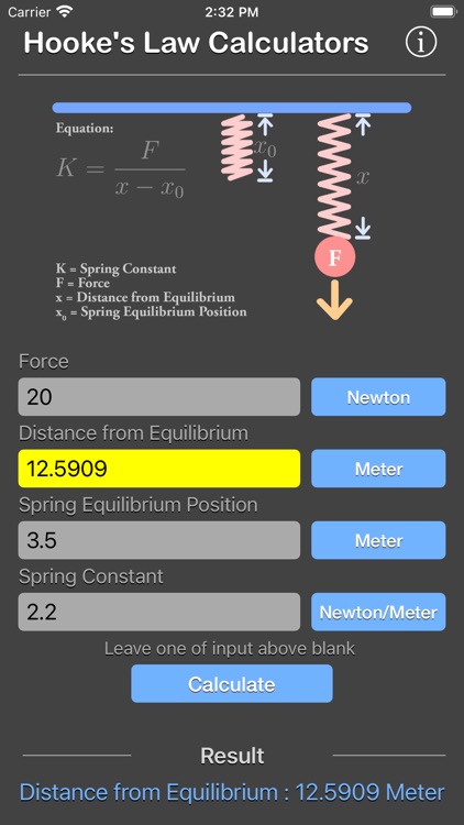 Hooke Law Calculator screenshot-4