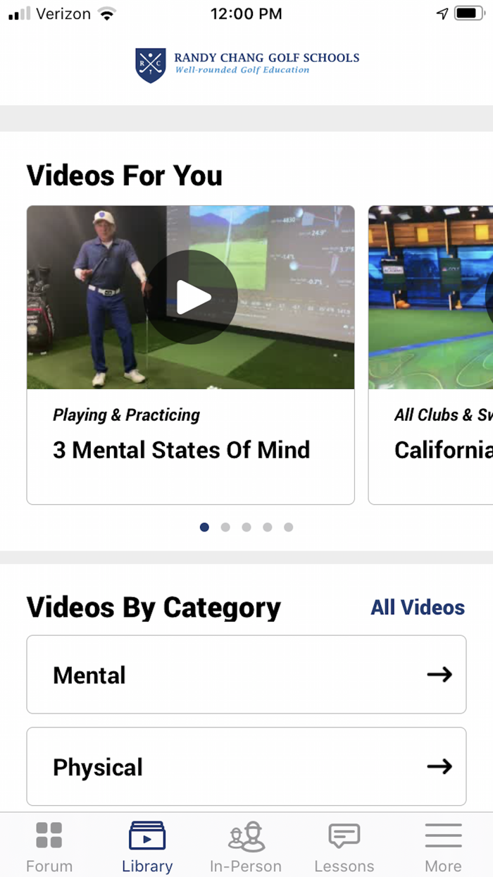 Randy Chang Golf School