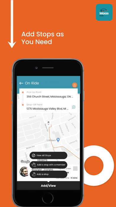 How to cancel & delete Maas Ride from iphone & ipad 4