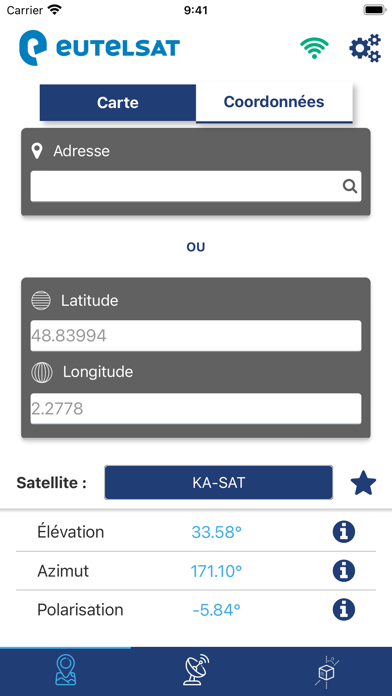 How to cancel & delete Eutelsat satellite finder from iphone & ipad 2
