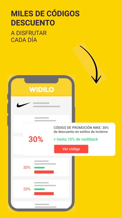 Widilo: compras con Cashback