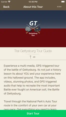 Game screenshot Gettysburg Tour Guide apk